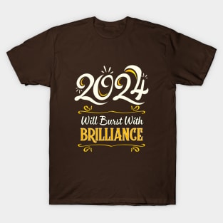 Bursting Brilliance: 2024 Design T-Shirt